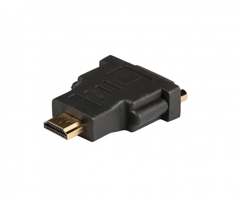 Adaptér High Speed HDMI HDMI Konektor - DVI-D 24+1p Zásuvka Antracit - obrázek č. 1