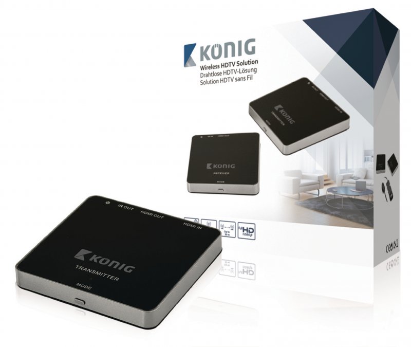 5 GHz Bezdrátový HDMI Transmitter 1080p / 3D - Rozsah 30 m - obrázek produktu