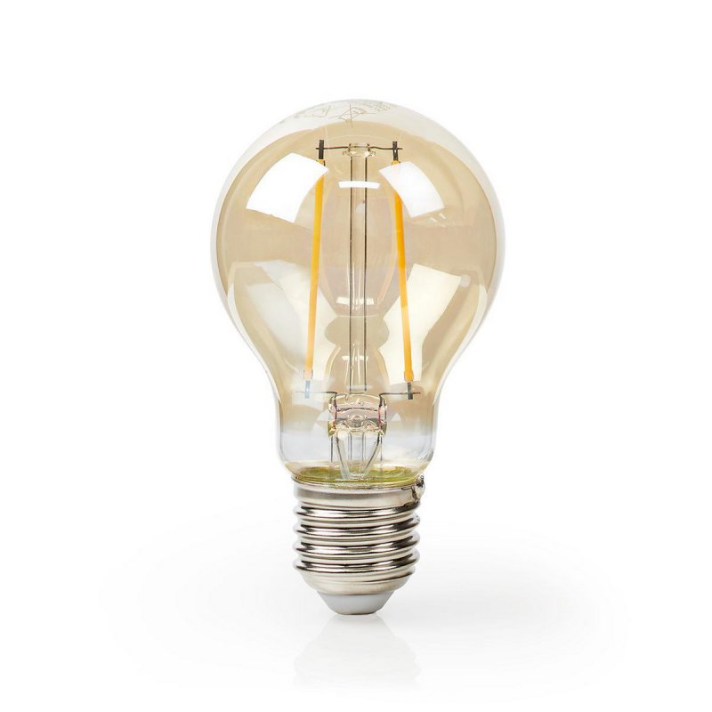 LED žárovka E27 | A60 | 5.4 W | 400 lm | 2500 K | Se zlatým povrchem | Retro styl | Počet žárovek v balení: 1 ks - obrázek produktu