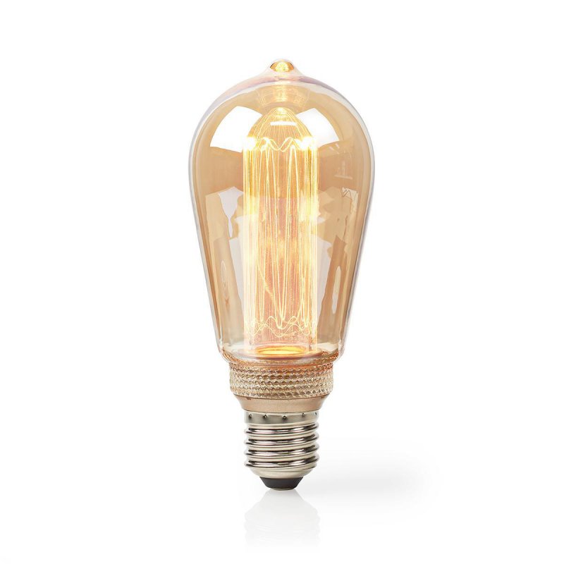 LED žárovka E27 | ST64 | 3.5 W | 120 lm | 1800 K | Stmívatelné | Se zlatým jantarovým povrchem | Retro styl | 1 kusů - obrázek č. 2