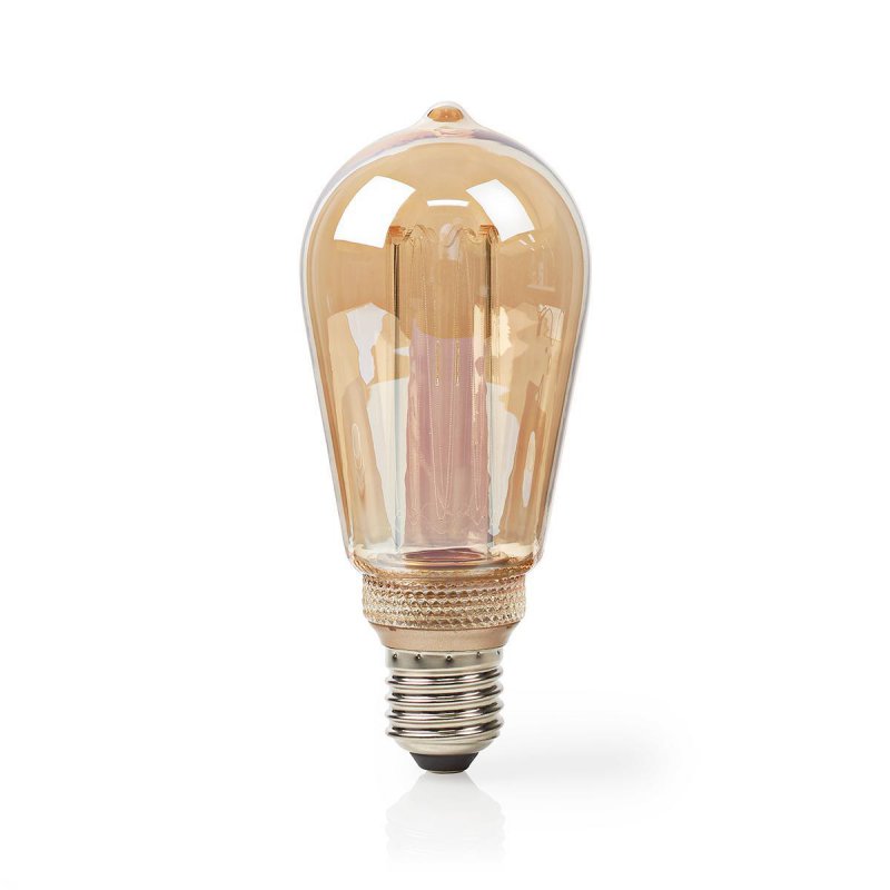 LED žárovka E27 | ST64 | 3.5 W | 120 lm | 1800 K | Stmívatelné | Se zlatým jantarovým povrchem | Retro styl | 1 kusů - obrázek produktu