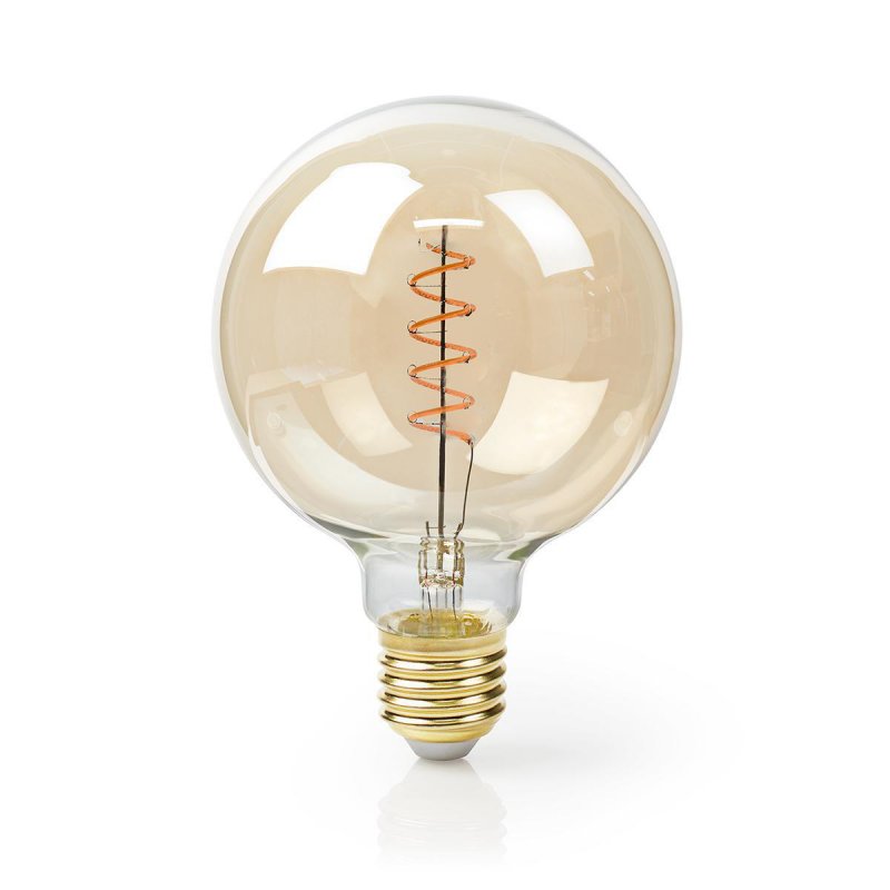 LED žárovka E27 | G125 | 5 W | 250 lm | 2000 K | Se zlatým povrchem | Retro styl | Počet žárovek v balení: 1 kusů - obrázek produktu