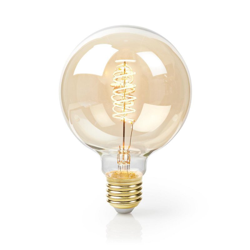 LED žárovka E27 | G125 | 5 W | 250 lm | 2000 K | Se zlatým povrchem | Retro styl | Počet žárovek v balení: 1 kusů - obrázek č. 2