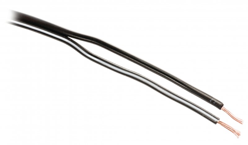 Kabel Reproduktoru na Cívce 2x 0.75 mm² 200 m Černá - obrázek č. 1