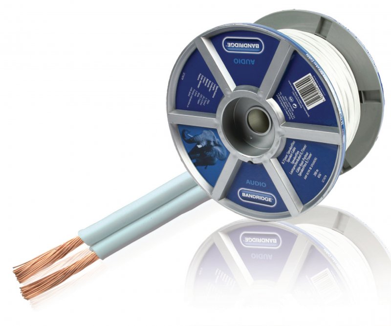 Kabel Reproduktoru na Cívce 2x 0.75 mm² 200 m Bílá - obrázek produktu