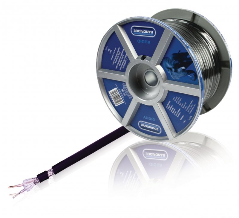 Mikrofon Kabel na Cívce 2x 0.45 mm² 100 m Černá - obrázek produktu