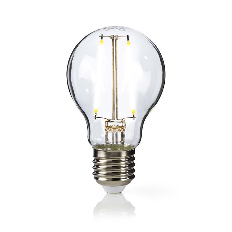LED žárovka E27 | A60 | 4.6 W | 470 lm | 2700 K | Teplá Bílá | Retro styl | Počet žárovek v balení: 1 ks - obrázek produktu