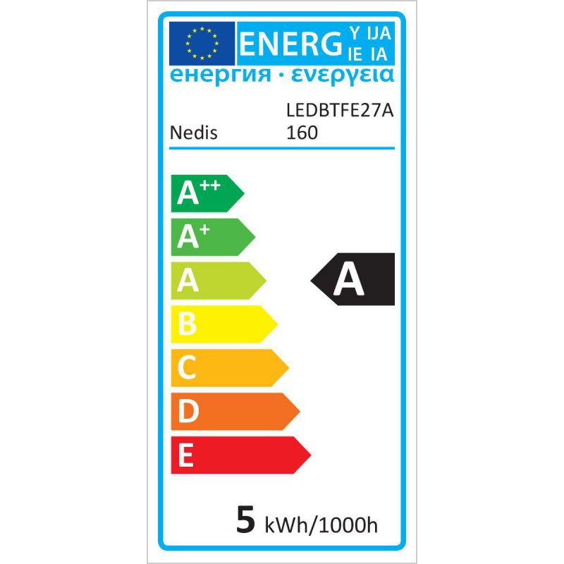 LED žárovka E27 | A160 | 5 W  LEDBTFE27A160 - obrázek č. 5