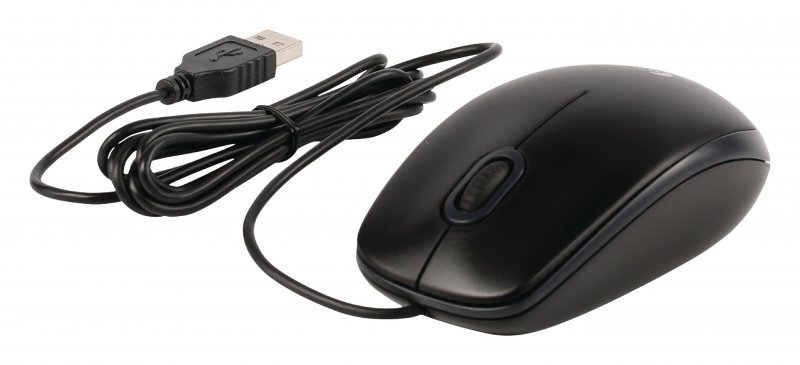 B100 Drátová Myš Stolní 3 Tlačítka Černá - obrázek produktu