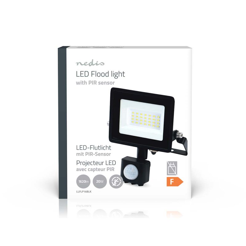 LED Reflektor | 4000 K | Jmenovitý světelný tok: 1620 lm  LLFLP16BLK - obrázek č. 4