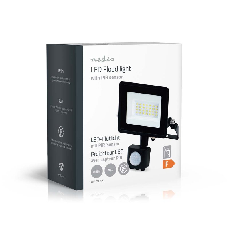 LED Reflektor | 4000 K | Jmenovitý světelný tok: 1620 lm  LLFLP16BLK - obrázek č. 6