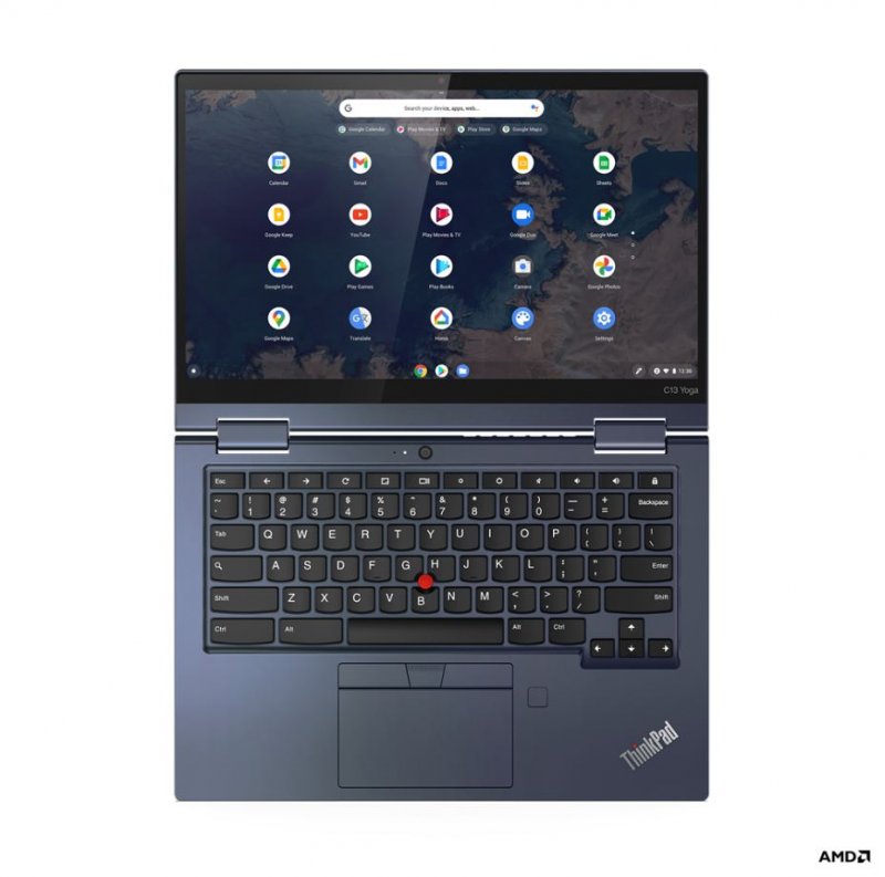 Lenovo ThinkPad/ C13 Yoga Gen 1/ 3150C/ 13,3"/ FHD/ T/ 4GB/ 64GB eMMC/ AMD int/ Chrome/ Blue/ 1R - obrázek č. 1