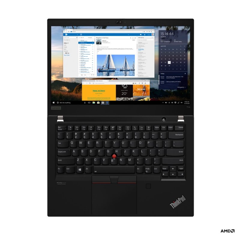 Lenovo ThinkPad T/ T14 Gen 2/ R5-5650U/ 14"/ FHD/ 8GB/ 512GB SSD/ AMD int/ W10P/ Black/ 3R - obrázek č. 3