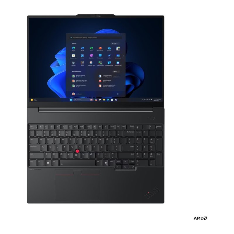 Lenovo ThinkPad E16 G3 AMD černý - Ryzen 5, 16 GB, 512 GB SSD, 16", Windows 11 Pro - obrázek č. 9