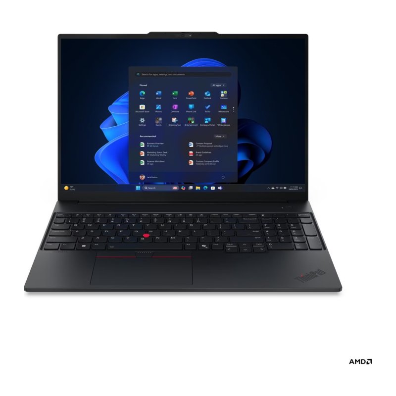 Lenovo ThinkPad E16 G3 AMD černý - Ryzen 5, 16 GB, 512 GB SSD, 16", Windows 11 Pro - obrázek produktu