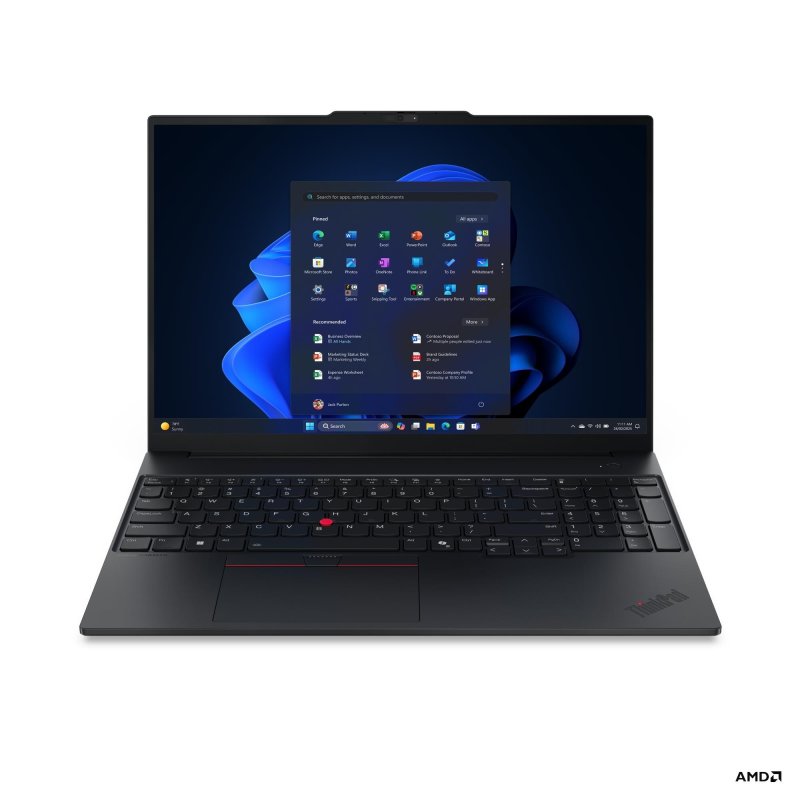 Lenovo ThinkPad E / E16 Gen 4 (AMD) / AI5-330 / 16" / WUXGA / 16GB / 512GB / AMD int / W11P / Black  On-Site - obrázek č. 1