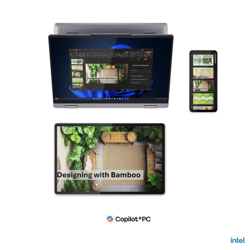 Lenovo ThinkBook / 14 2v1 G6 IPL / U7-355 / 14" / WUXGA / T / 32GB / 512GB / Intel int / W11P / Luna Grey - obrázek č. 2