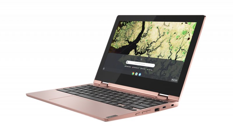 Lenovo Chromebook C340 11.6 HD/ N4000/ 64GB/ INT/ Chrome růžový - obrázek č. 1