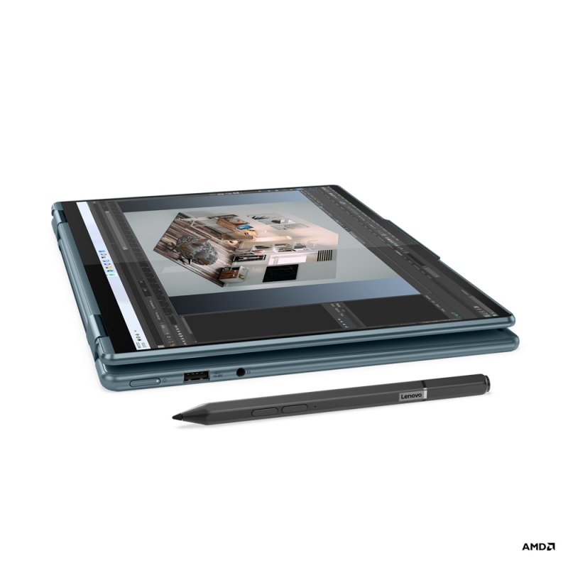 Lenovo Yoga 7/ 14ARB7/ R7-6800U/ 14"/ 2880x1800/ T/ 16GB/ 1TB SSD/ AMD int/ W11H/ Blue/ 2R - obrázek č. 2