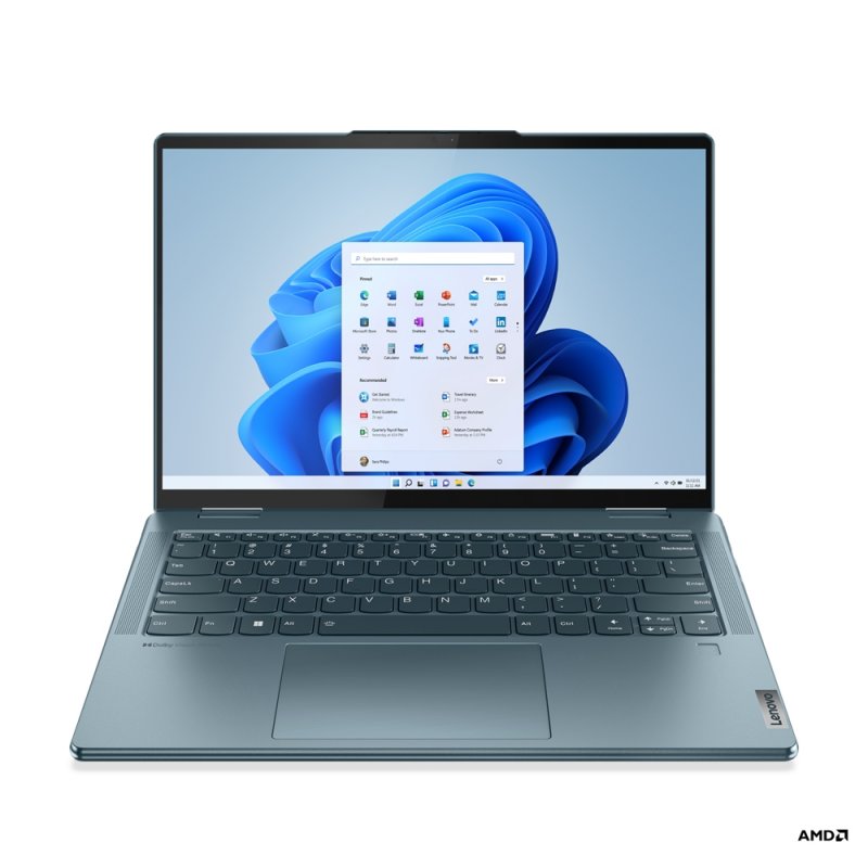 Lenovo Yoga 7/ 14ARB7/ R7-6800U/ 14"/ 2880x1800/ T/ 16GB/ 1TB SSD/ AMD int/ W11H/ Blue/ 2R - obrázek produktu