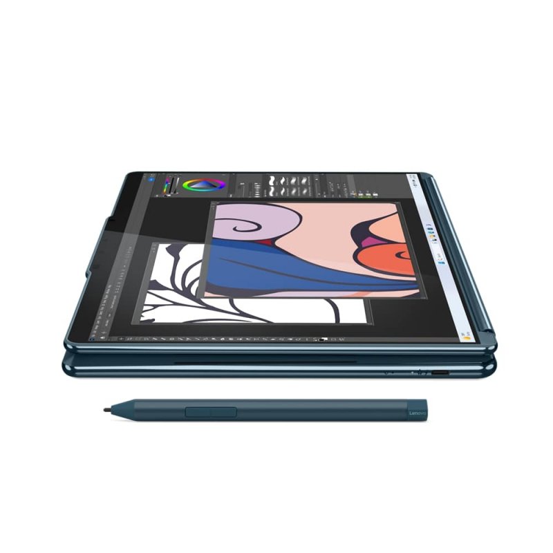 Lenovo Yoga 9/ Book 13IMU9/ U7-155U/ 13,3"/ 2880x1800/ T/ 32GB/ 1TB SSD/ Arc/ W11P/ Tidal Teal/ 3R - obrázek č. 4