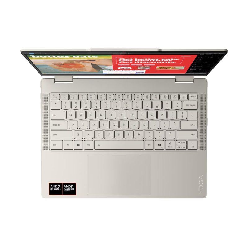 Lenovo Yoga 7 2-in-1 / 14AKP10 / AI7-350 / 14" / WUXGA / T / 16GB / 1TB / AMD int / W11H / Seashell  On-Site - obrázek č. 11