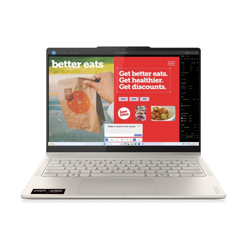 Lenovo Yoga 7 2-in-1 / 14AKP10 / AI7-350 / 14" / WUXGA / T / 16GB / 1TB / AMD int / W11H / Seashell  On-Site - obrázek č. 10