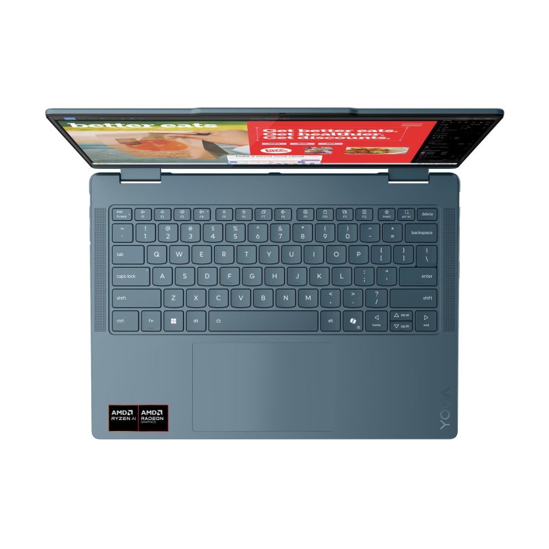 Lenovo Yoga 7 2-in-1 / 14AKP10 / AI5-340 / 14" / WUXGA / T / 16GB / 1TB / AMD int / W11H / Tidal Teal  On-Site - obrázek č. 11