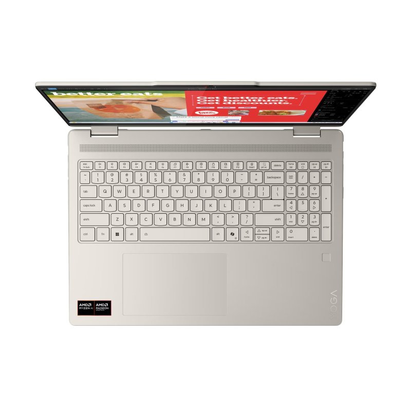 Lenovo Yoga 7 2-in-1 / 16AKP10 / AI7-350 / 16" / 2880x1800 / T / 32GB / 1TB / AMD int / W11P / Seashell  On-Site - obrázek č. 3