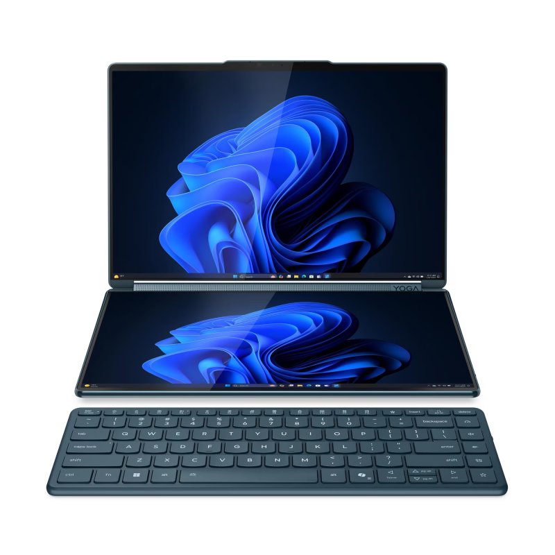 Lenovo Yoga Book 9 / 14IAH10  / U7-255H / 14" / 2880x1800 / T / 32GB / 1TB / Intel int / W11P / Tidal Teal  On-Site - obrázek produktu
