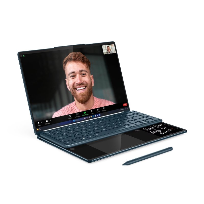 Lenovo Yoga Book 9 / 14IAH10  / U7-255H / 14" / 2880x1800 / T / 32GB / 1TB / Intel int / W11P / Tidal Teal  On-Site - obrázek č. 9