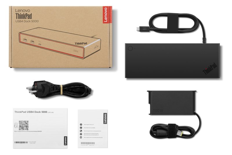 ThinkPad USB4 Dock 5000 - 100W EU - obrázek č. 14