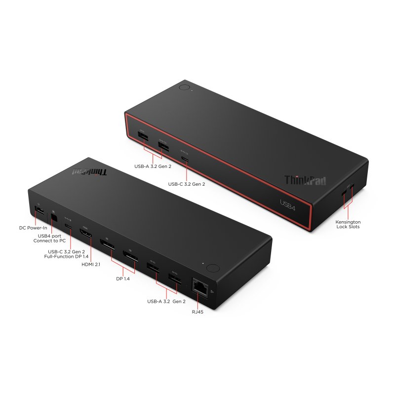 ThinkPad USB4 Dock 5000 - 100W EU - obrázek č. 7