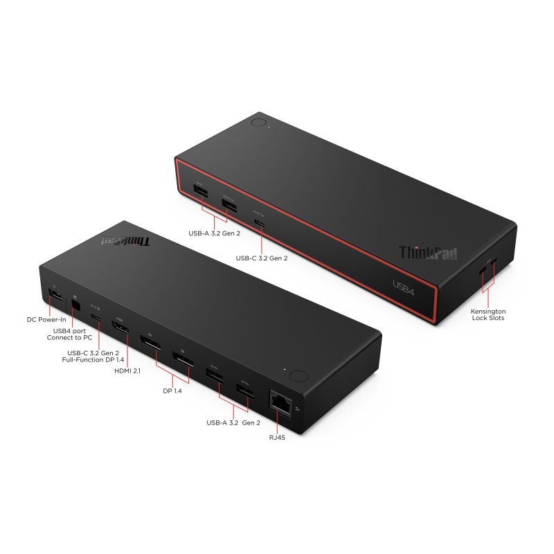 ThinkPad USB4 Dock 5000 - 135W EU - obrázek č. 11