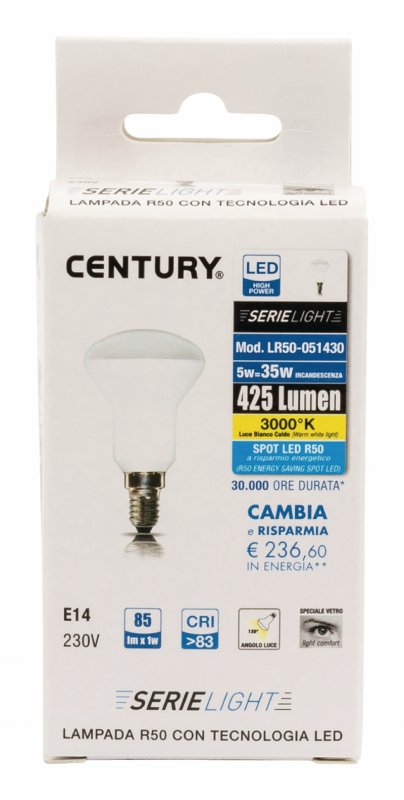 LED Žárovka E14 LR50 5 W 480 lm 2700 K LR50-051430 - obrázek č. 3