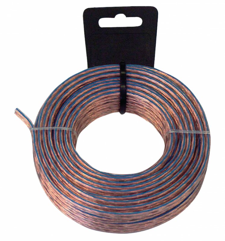 Kabel Reproduktoru na Cívce 2x 1.50 mm² 10.0 m Transparentní - obrázek produktu