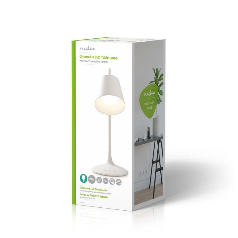 Stmívatelná LED Stolní Lampa | Dotykové ovládání | 3 režimy svícení | Nabíjecí baterie | 150 lm - obrázek č. 10