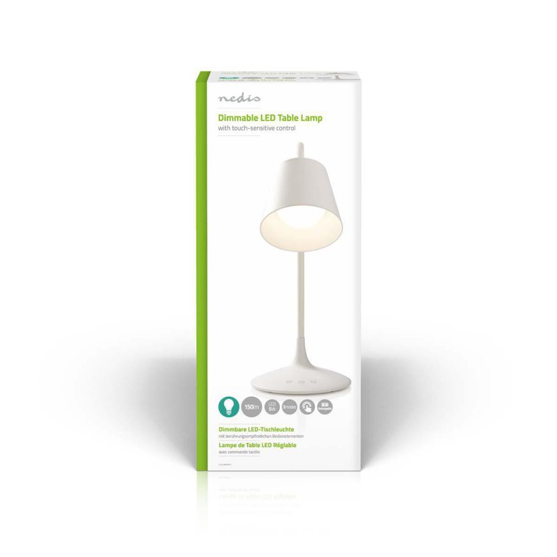 Stmívatelná LED Stolní Lampa | Dotykové ovládání | 3 režimy svícení | Nabíjecí baterie | 150 lm - obrázek č. 9