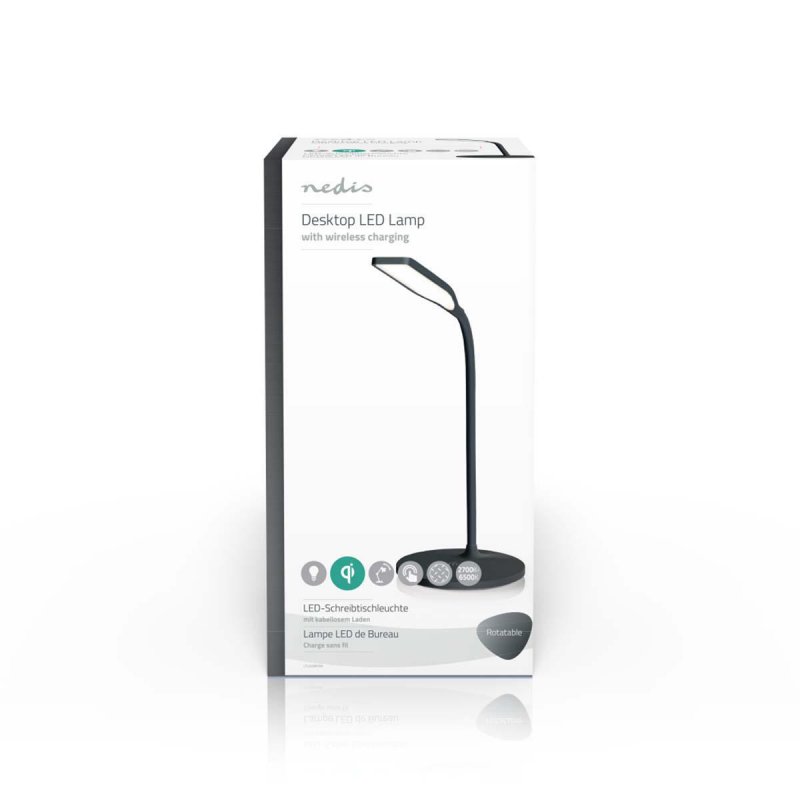 LED lampička s bezdrátovou nabíječkou | Stmívač | Qi | 5 W | S tlumením | Přirozená Bílá / Studená Bílá / Teplá Bílá | 2700 - 65 - obrázek č. 6