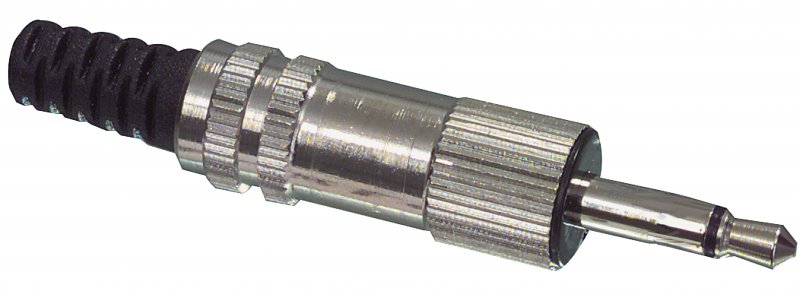 Mono Konektor 3.5 mm Zástrčka Stříbrná - obrázek produktu