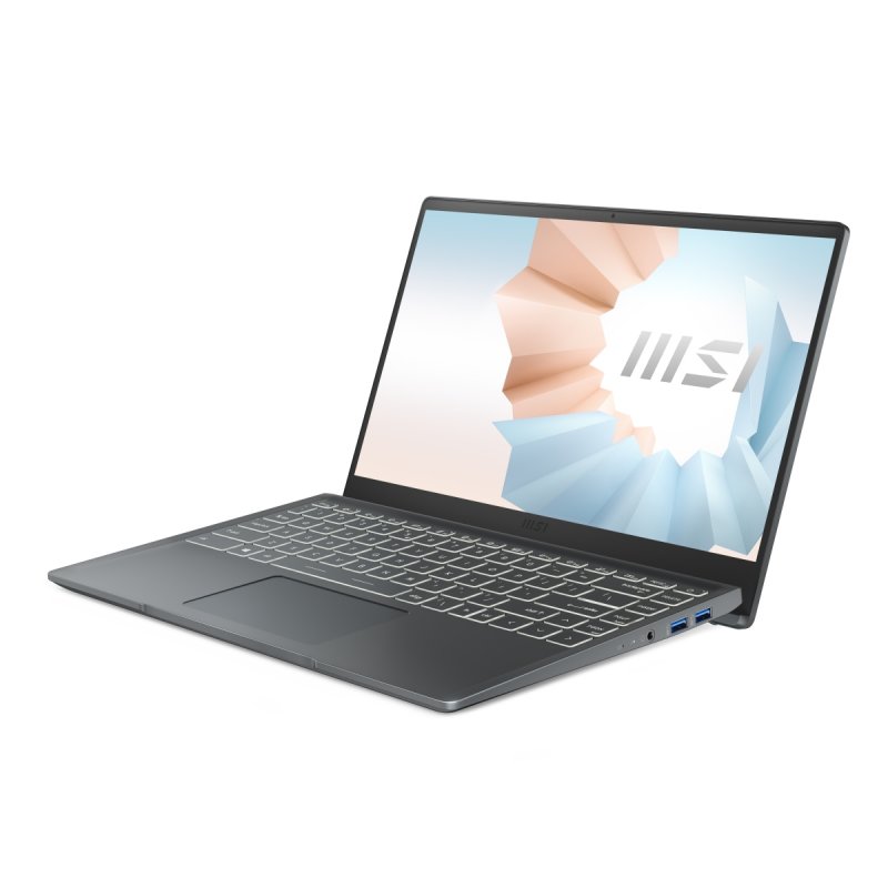 MSI Modern/ 14 B11MOU/ i5-1155G7/ 14"/ FHD/ 16GB/ 512GB SSD/ Iris Xe/ W11H/ Gray/ 2R - obrázek č. 1