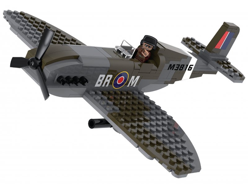 Stavebnicové Kostky WWII Serie Spitfire - obrázek č. 1