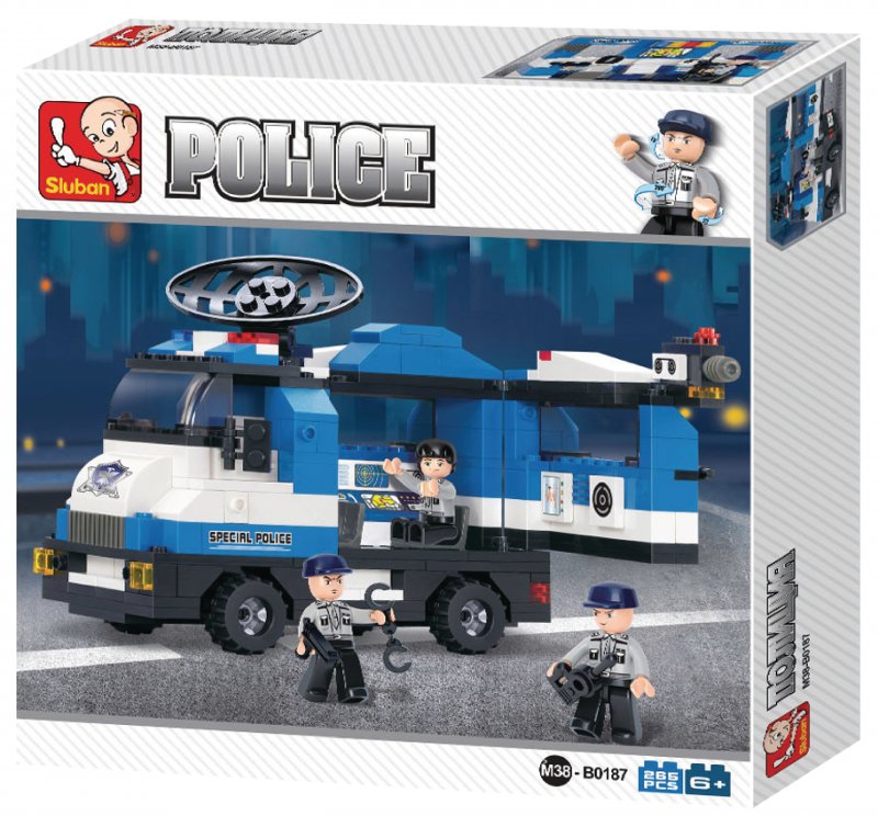 Stavebnicové Kostky Police Serie Mobilní Policie - obrázek č. 2