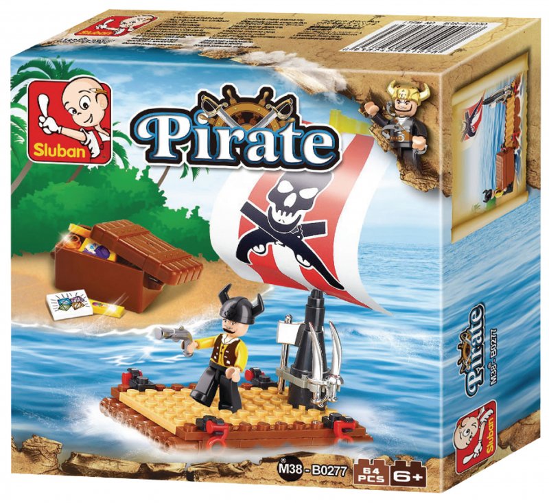 Stavebnicové Kostky Pirate Serie Pirátský Vor - obrázek č. 2
