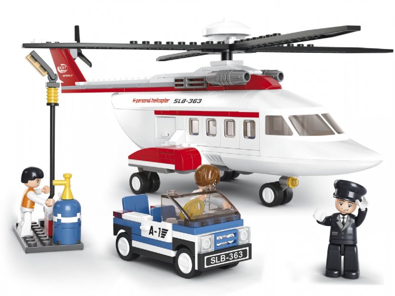 Stavebnicové Kostky Aviation Serie Helikoptéra - obrázek produktu