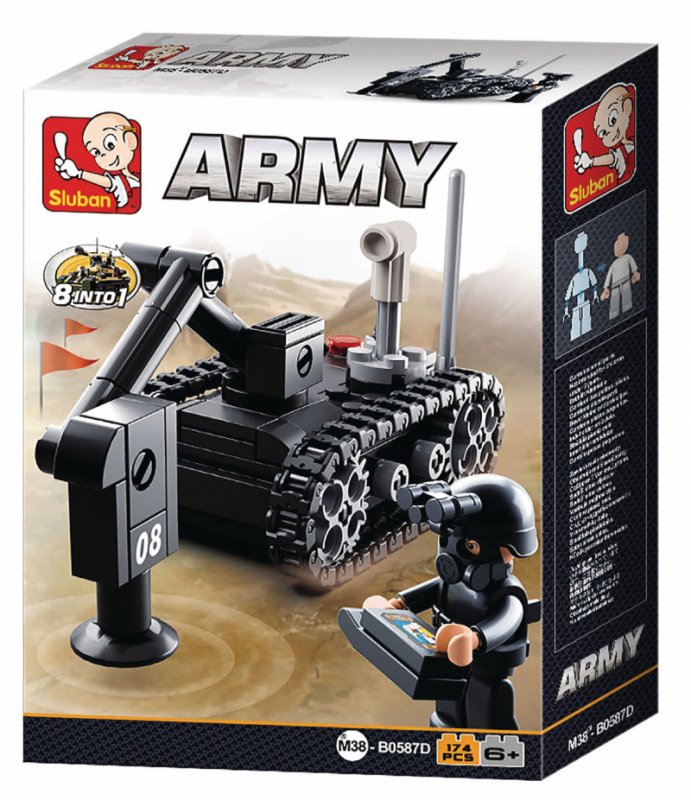 Stavebnicové Kostky Army Serie Odminovací Systém - obrázek č. 2