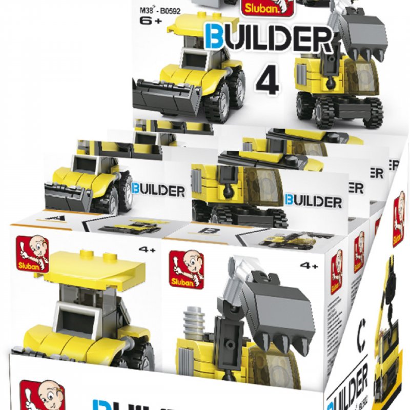 Stavebnicové Kostky Builder Construction - obrázek produktu