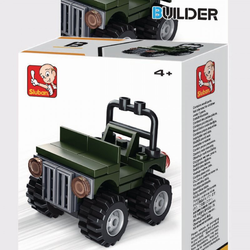 Stavebnicové Kostky Builder Vehicles - obrázek č. 3