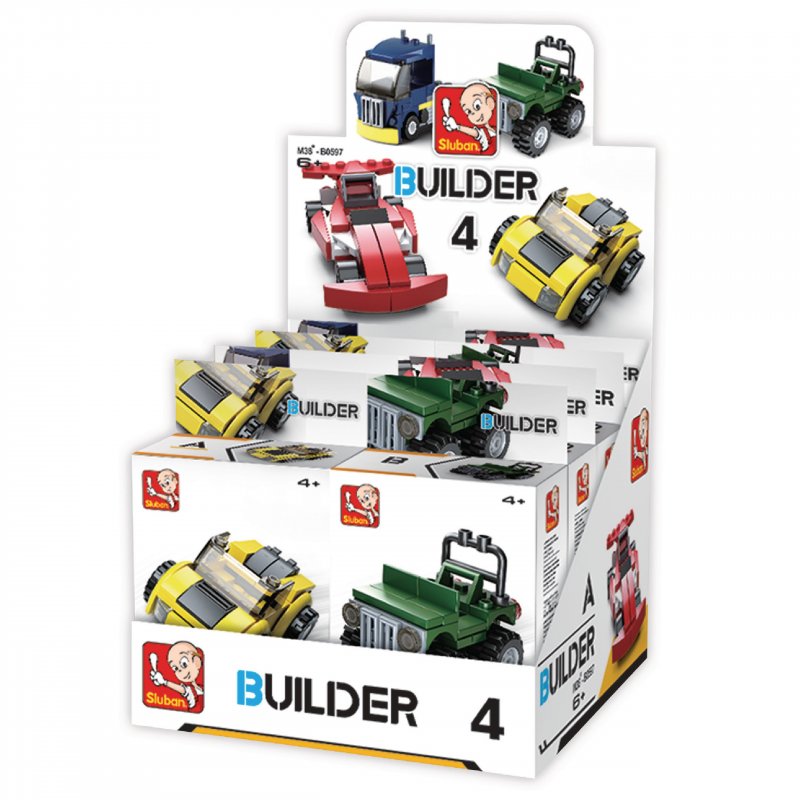 Stavebnicové Kostky Builder Vehicles - obrázek produktu