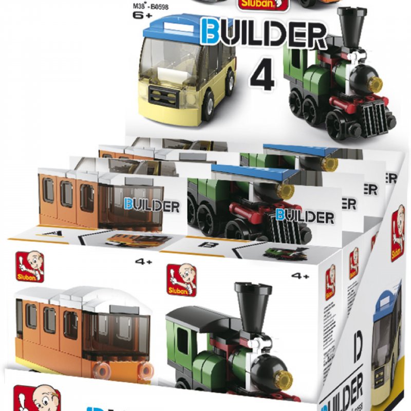 Stavebnicové Kostky Builder Transportation - obrázek produktu